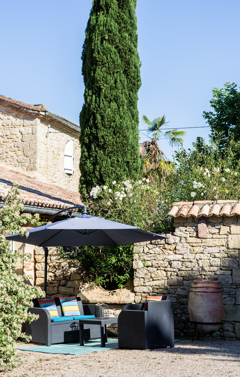 The courtyard